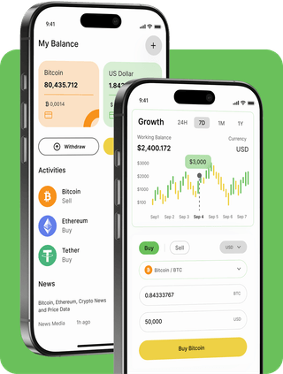Interfaccia della piattaforma di trading BTC-Glomant Q8 con dati di mercato in tempo reale